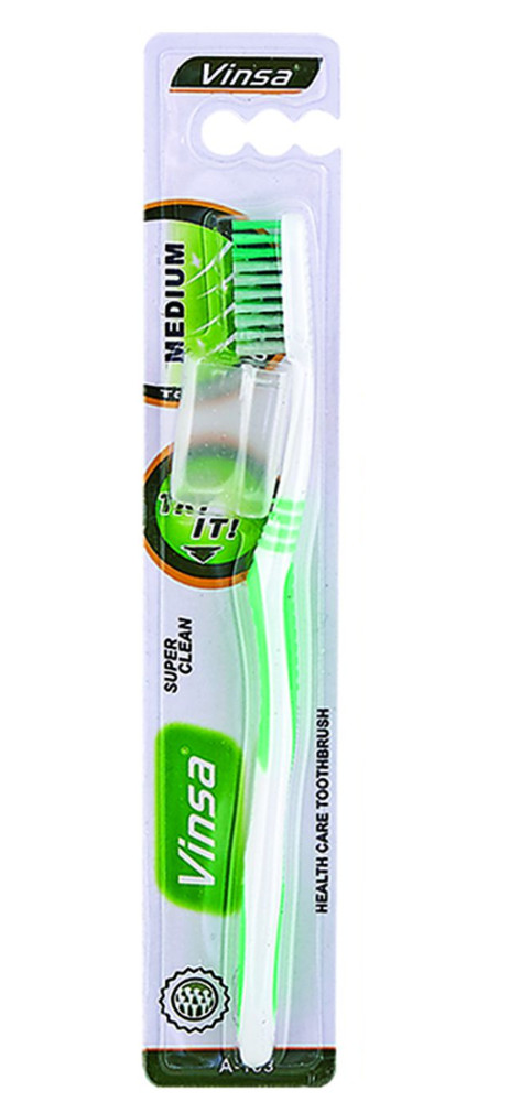 Οδοντόβουρτσα με Θήκη Medium 4teen4ty Green 7-28