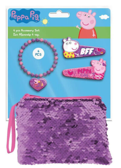 Αξεσουάρ Μαλλιών με Τσαντάκι Peppa Pig Διακάκης 000482607