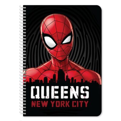 Τετράδιο Spiral A4 Spiderman Must Black 000508136