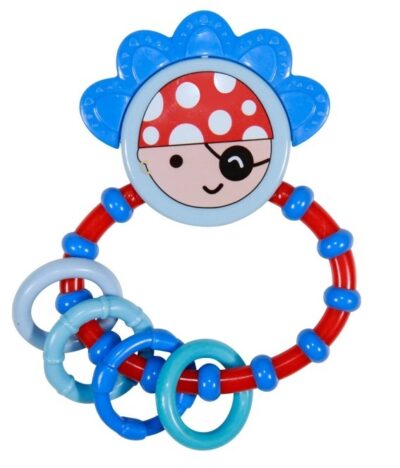 Βρεφική Κουδουνίστρα με Κρίκους Lorelli Blue Pirate 1021063