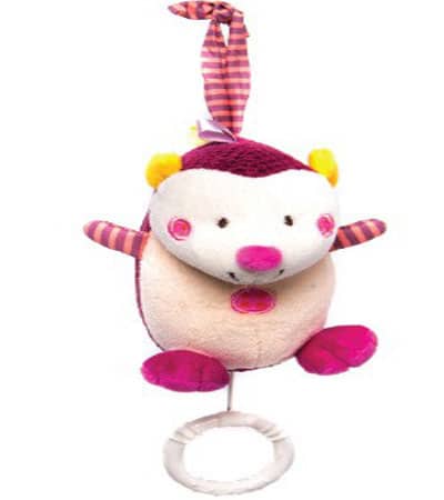 Λούτρινο Παιχνίδι με Μουσική Hedgehog Kikka boo Pink 31201010065