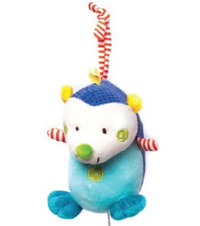 Λούτρινο Παιχνίδι με Μουσική Hedgehog Kikka boo Blue 31201010074