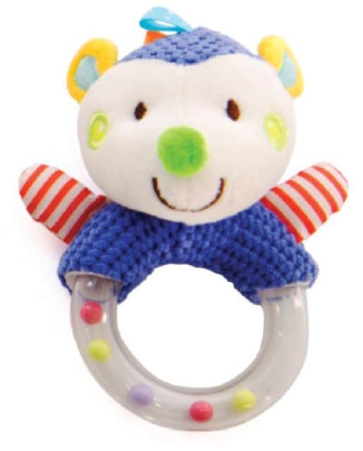 Κουδουνίστρα με Κρίκο Hedgehog Kikka boo Blue 31201010070