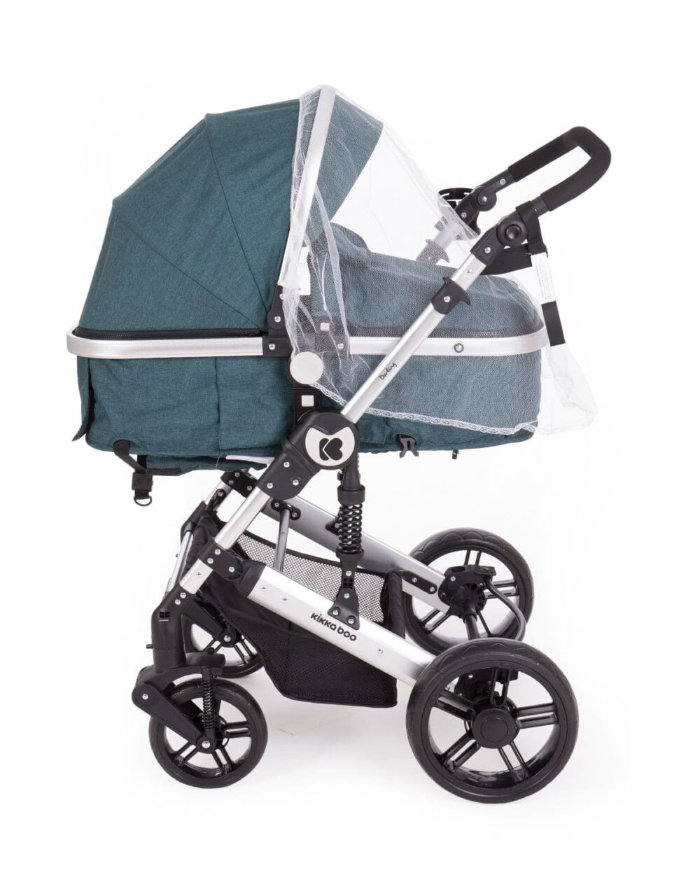 Πολυκαρότσι 2σε1 Μετατρεπόμενο Darling Kikka Boo Green Silver 31001020058 - Image 7