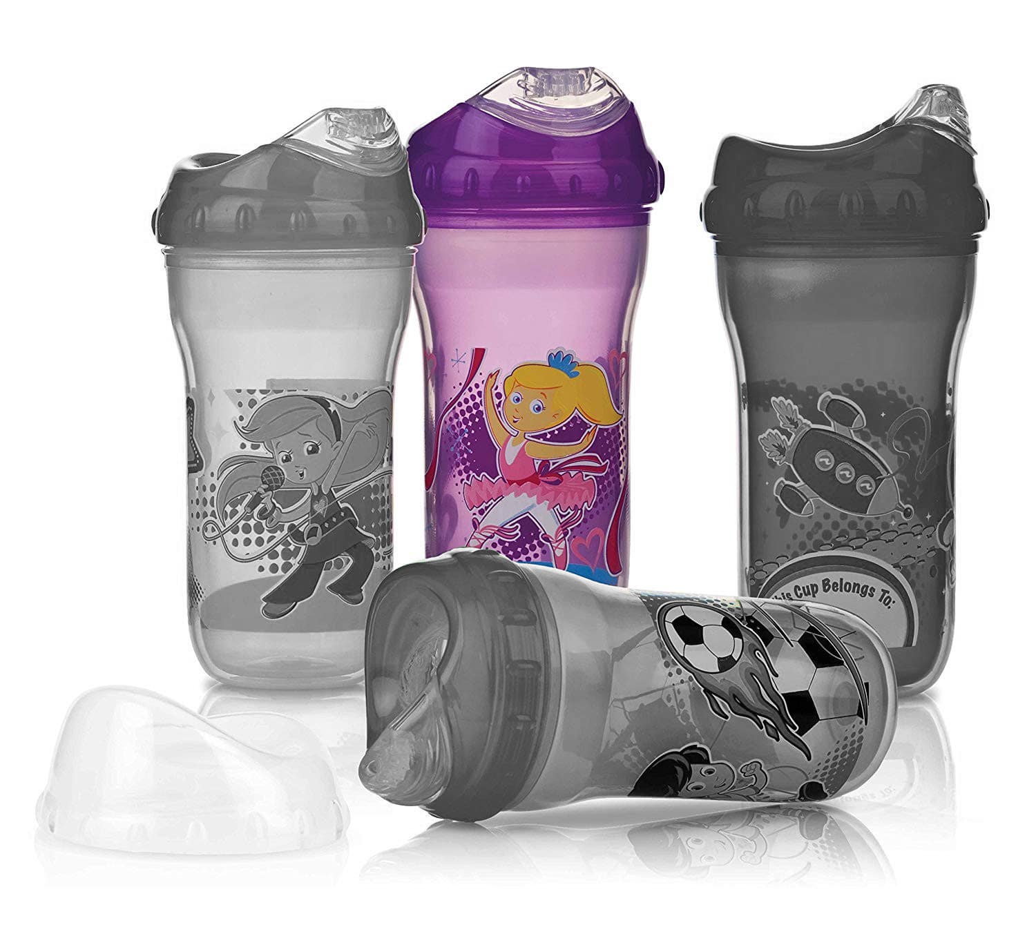 Παγούρι 270ml Purple Nuby 048526100361