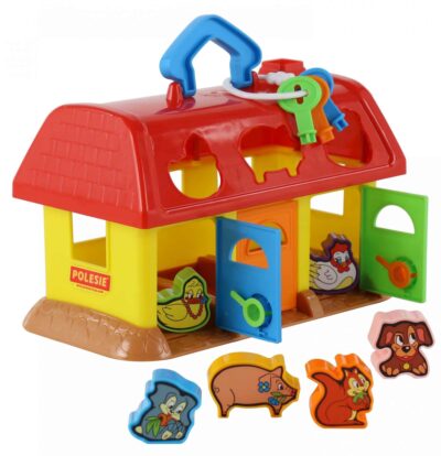 Εκπαιδευτικό Παιχνίδι με Ζωάκια Polesie Pets House 4810344009173