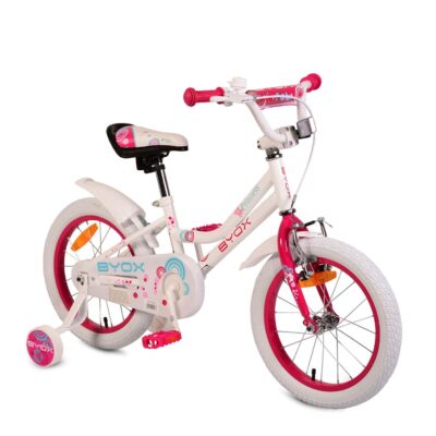 Παιδικό Ποδηλατάκι 16" Little Princess Byox White 3800146201487