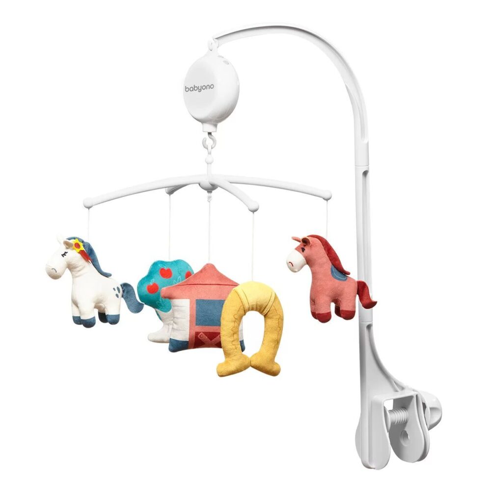 Carouzel Περιστρεφόμενο με Νανούρισμα Horses Babyono BN793