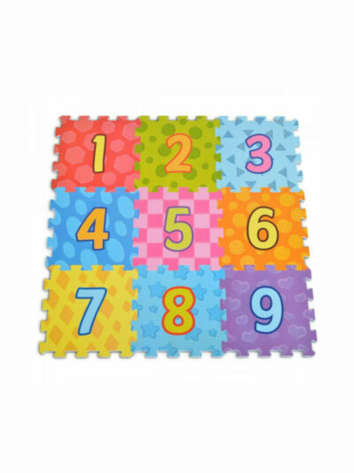 Παζλ Δαπέδου 9τμχ HT Mat Numbers Moni Toys 3800146221737