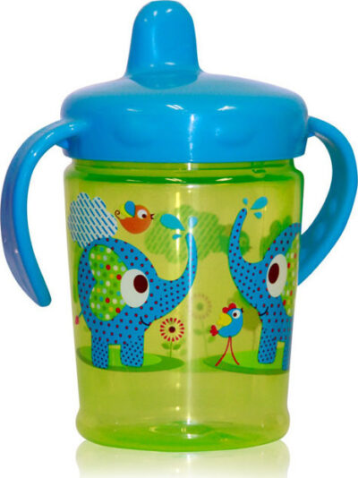 Μπουκαλάκι Εκμάθησης με Λαβές 270ml Zoo Lorelli Green 1023035