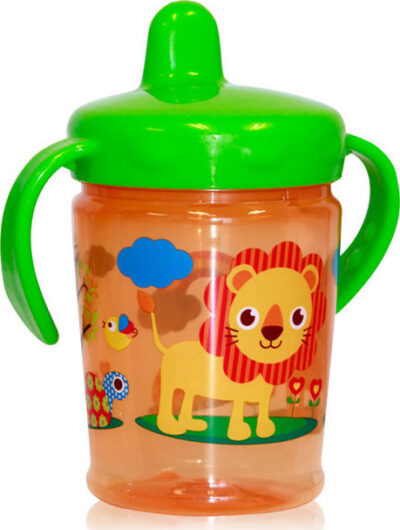 Μπουκαλάκι Εκμάθησης με Λαβές 270ml Zoo Lorelli Orange 1023035