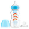 Μπουκάλι με Φαρδύ Λαιμό 270ml Sippy Spout Dr. Brown's Blue Rainbows WB91605