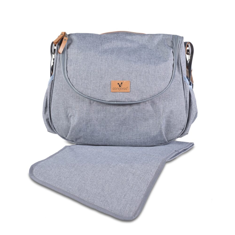 Τσάντα με Αλλαξιέρα Naomi Cangaroo Grey 3800146266912