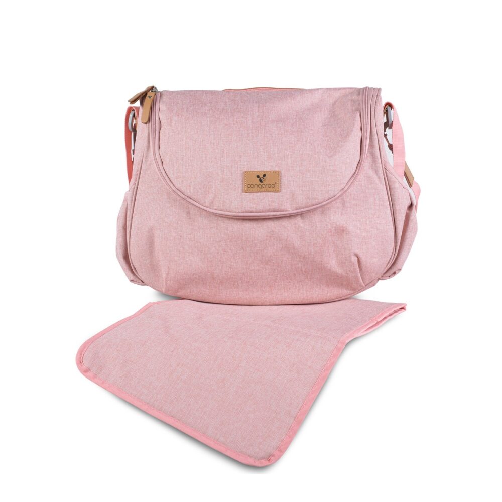 Τσάντα με Αλλαξιέρα Naomi Cangaroo Pink 3800146266936
