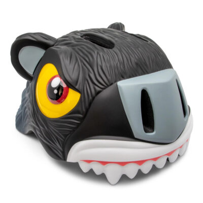 Παιδικό κράνος με ζωάκια - Panther Black 49-55cm