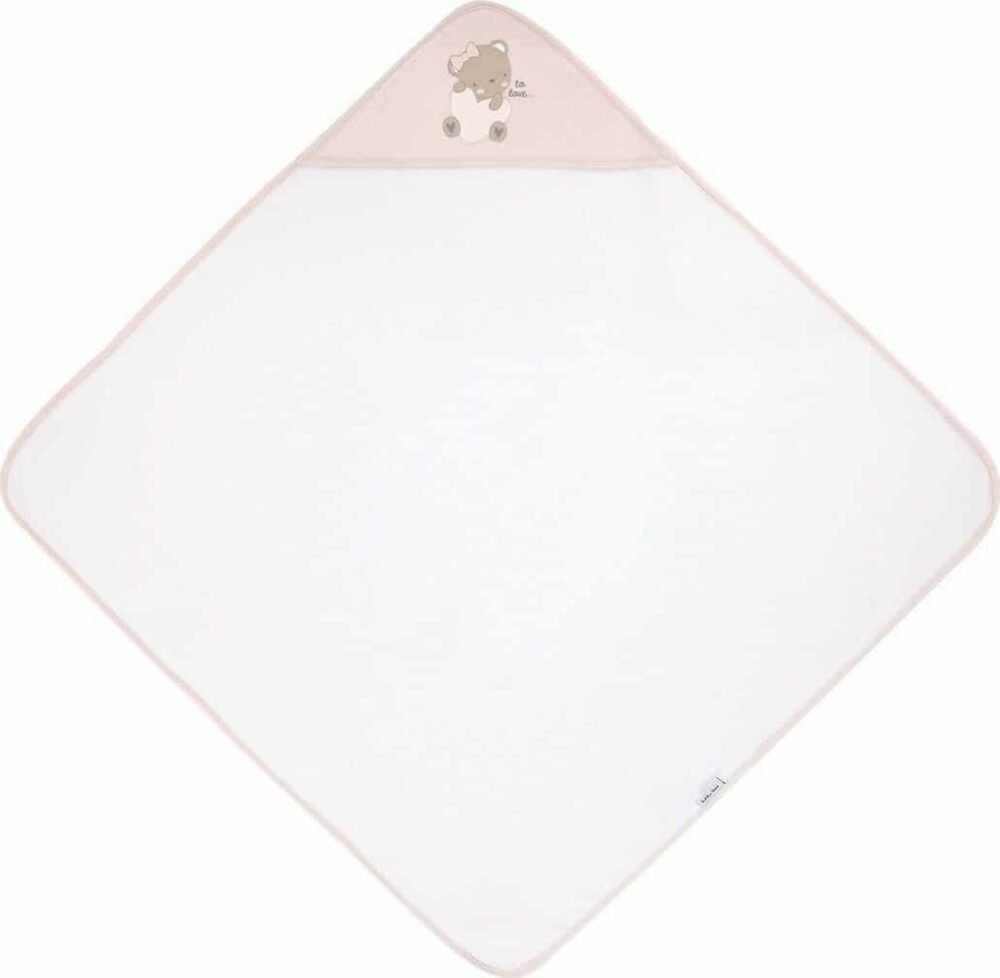 Πετσέτα με Κουκούλα 90x90cm Dreamy Flight Kikka boo Pink 31104010041