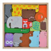 Puzzle Σφηνώματα 14τμχ Ξύλινο Ζωάκια Moni Ecotoys 3002 3800146223083