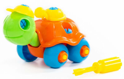 Εκπαιδευτικό Παιχνίδι 22τμχ Constructor Polesie Turtle Orange 83555