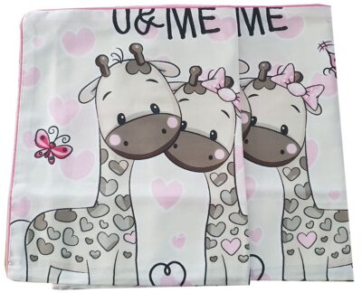 Μαξιλαροθήκες Σετ 2τμχ 35x45cm Beboulino U&Me Pink 70318693545