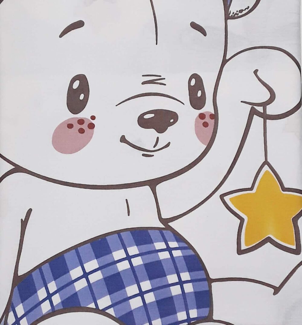 Σεντόνι για παιδικό κρεβάτι 105x170cm Beboulino Bear in Cloud 70407051883