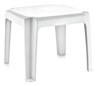 Τραπεζάκι 50x50cm Monoblock White HS-300
