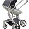Καρότσι Μετατρεπόμενο Aiolos Beboulino Dark Grey 60106060024