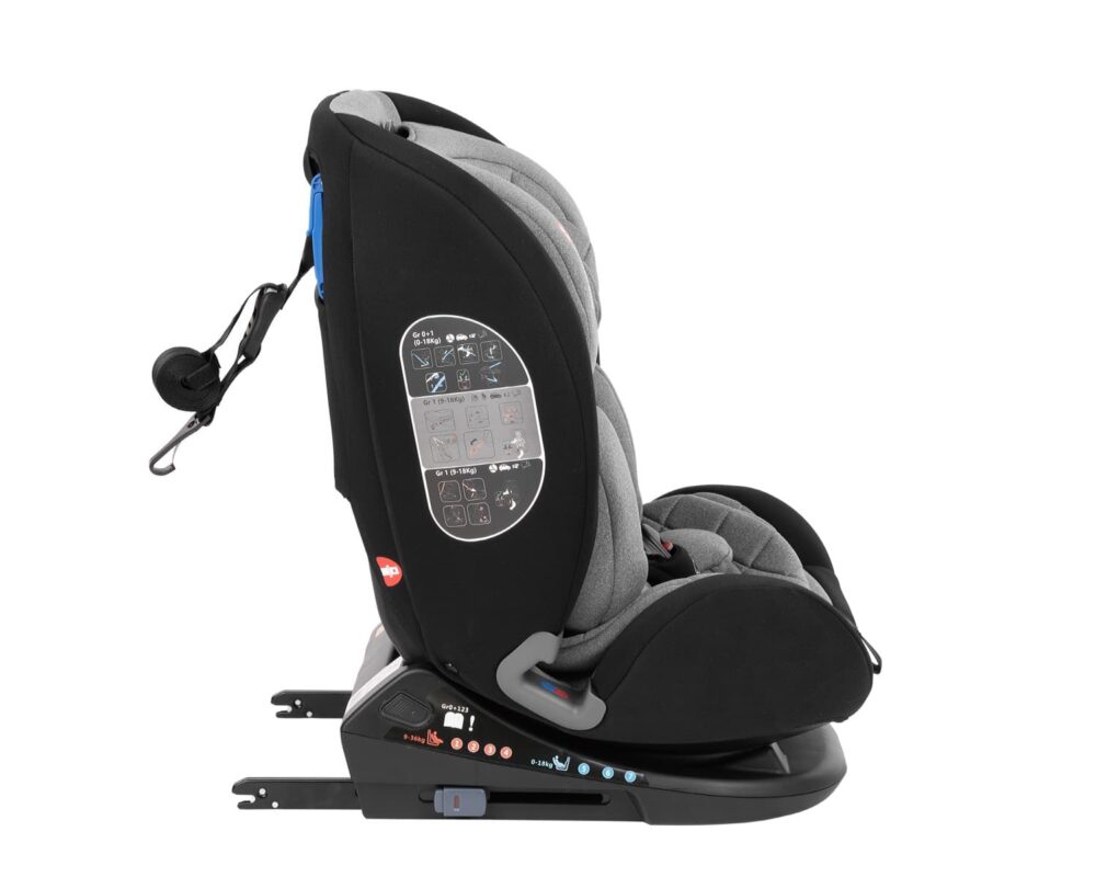 Κάθισμα Αυτοκινήτου 0-36kg Isofix Multistage Kikka Boo Dark Grey 2020 31002070036 - Image 6