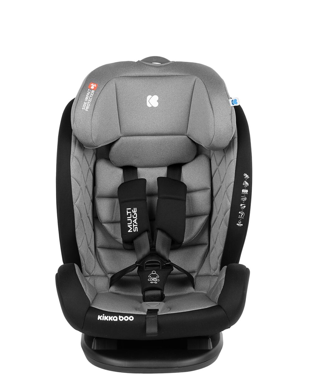 Κάθισμα Αυτοκινήτου 0-36kg Isofix Multistage Kikka Boo Dark Grey 2020 31002070036 - Image 4