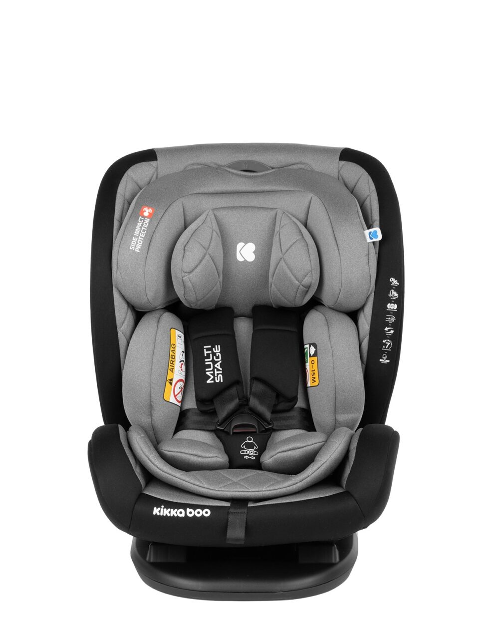 Κάθισμα Αυτοκινήτου 0-36kg Isofix Multistage Kikka Boo Dark Grey 2020 31002070036 - Image 3