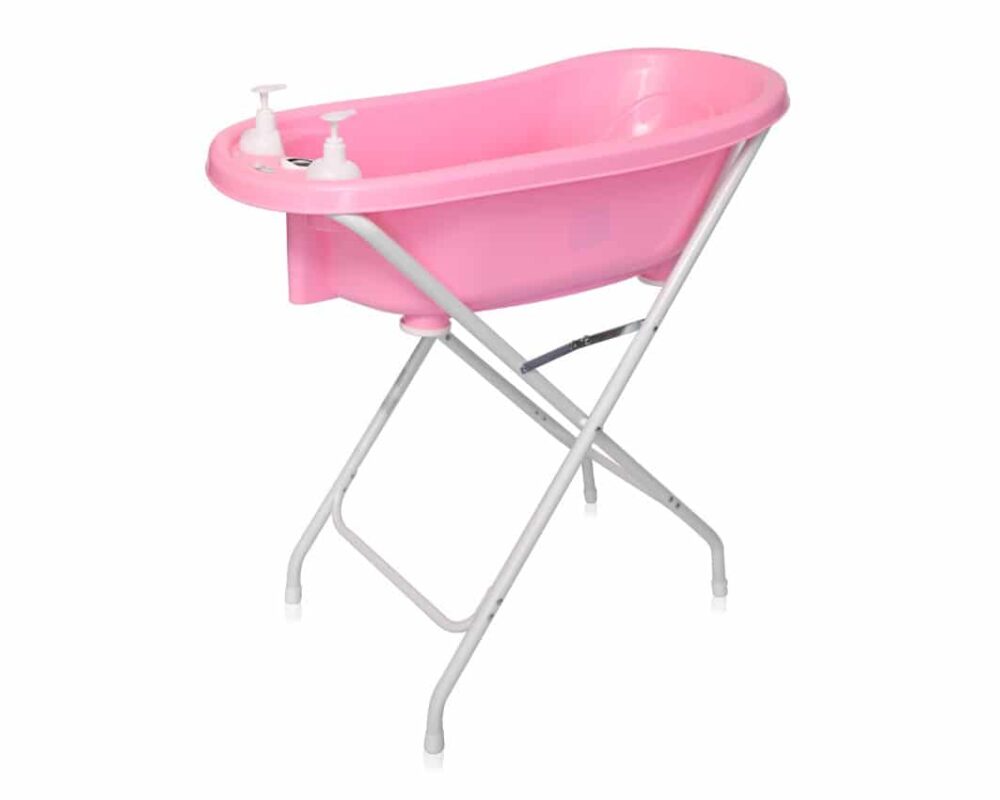 Μπανάκι Βρεφικό με Βάση και Θερμόμετρο 88cm Lorelli Pink 10130820003 - Image 3