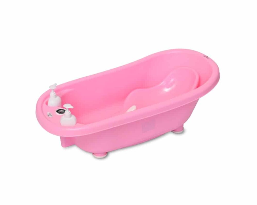 Μπανάκι Βρεφικό με Βάση και Θερμόμετρο 88cm Lorelli Pink 10130820003 - Image 2