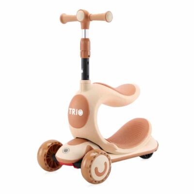 Πατίνι Τρίτροχο με Σέλα 3+ έως 50kg Trio Lorelli Beige 10390150001