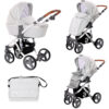 Καρότσι 2σε1 με ξεχωριστό Πορτ μπεμπέ Rimini Lorelli Grey & Black Dots 10021052164