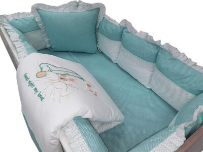 Προίκα Κούνιας 60x120cm Sweet Sleep Beboulino Green 70013140260