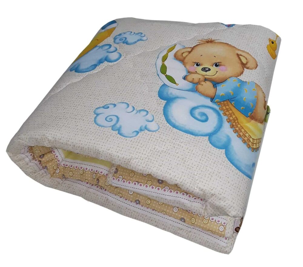 Πάπλωμα Βρεφικό 105x145cm Beboulino Yellow Bear 70101301890