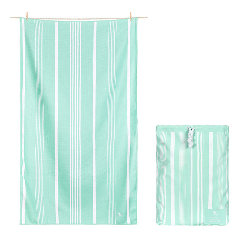 Πετσέτα μπάνιου 85x40cm Quickdry Dock & Bay Eucalyptus Green 5060668833292