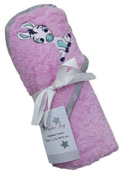 Μπουρνουζοπετσέτα με Κουκούλα 75x75cm Beboulino Gary Fr Pink 70203410008