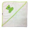 Βρεφική Μπουρνουζοπετσέτα με Κάπα 90x90cm Bear Beboulino Green 70207170002 - Image 4