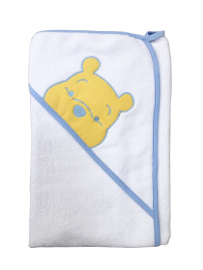 Μπουρνουζοπετσέτα με Κάπα 90x90cm Pooh Beboulino Blue 70207600001