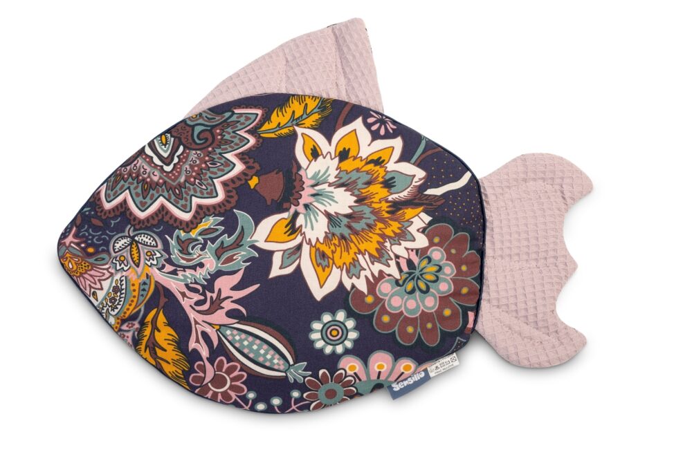 Μαξιλάρι 2 Όψεων Waffle Sensillo Fish Boho Dusty Rose 23340 - Image 3