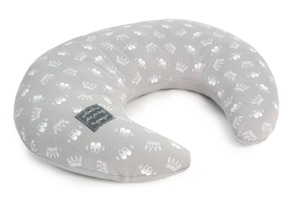 Μαξιλάρι Θηλασμού & Εγκυμοσύνης 43x50cm For Baby Beboulino Crown Grey 70300190021