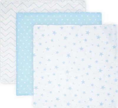 Πάνες Αγκαλιάς Σετ 3τμχ Muslin Trio Lorelli Blue Mix 10340101902