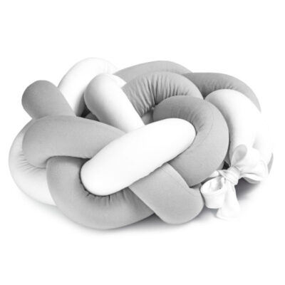 Πάντα-Πλεξούδα 185x18cm Beboulino Grey White 70519202111
