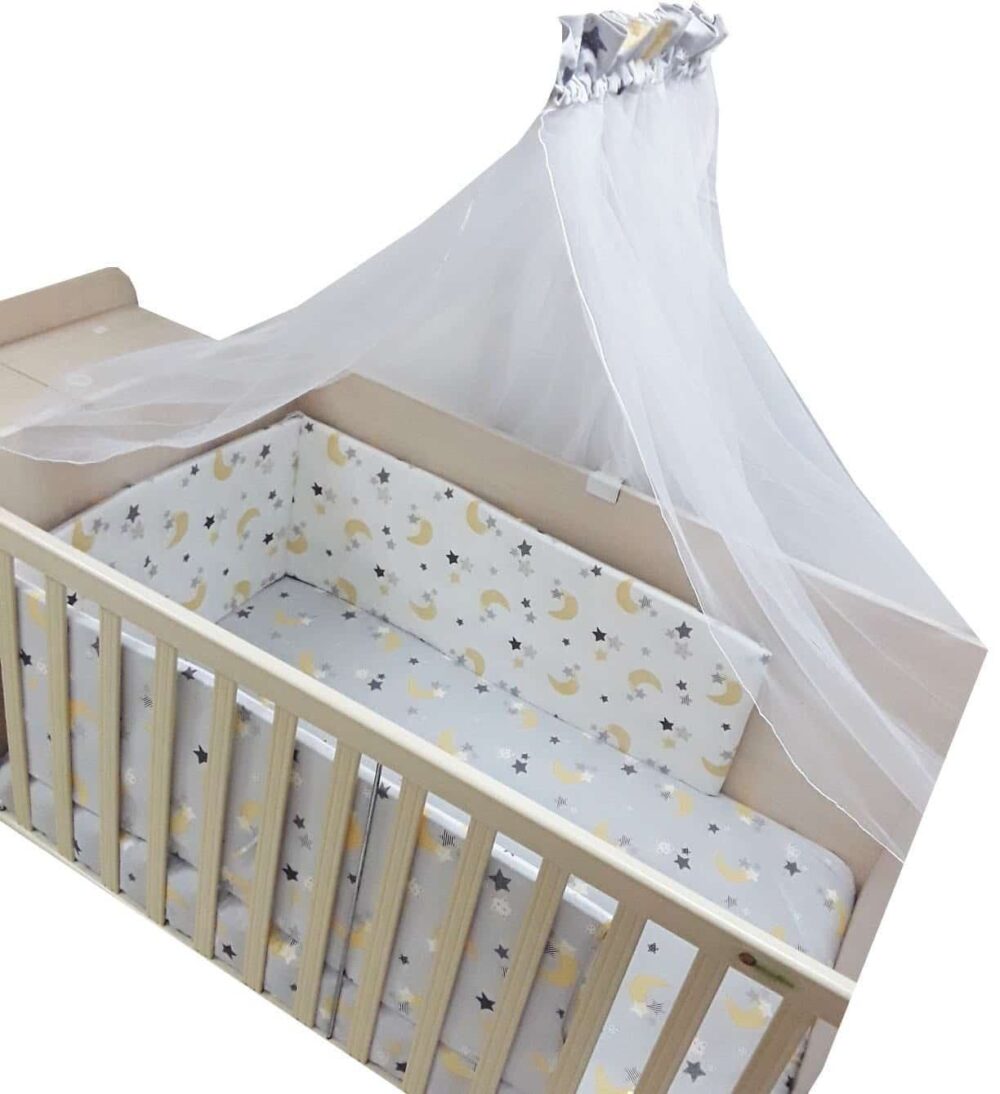 Προίκας Κούνιας 3τμχ Beboulino Grey Moon Star 70917290060