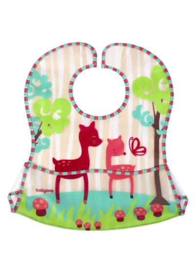 Σαλιάρα Αδιάβροχη με Τσέπη 6+ μηνών Babyono Deers BN836