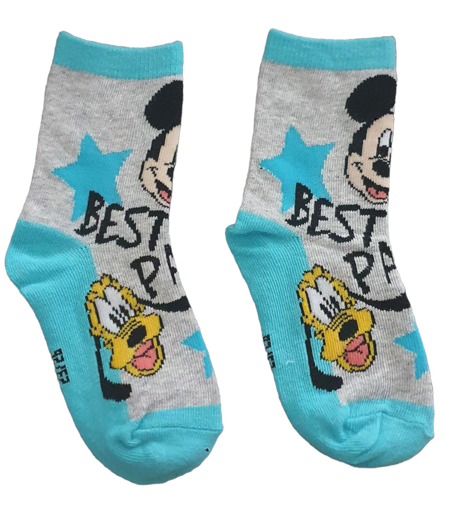 Παιδικές Κάλτσες Mickey Grey Turquoise 7120216