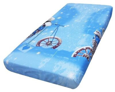 Σεντόνι Κούνιας με Λάστιχο 60x120cm Beboulino Blue Dreams 74418550060