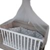 Σετ Προίκα Κούνιας 3τμχ Beboulino Grey Night Clouds 79918290000