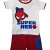 Μπλούζα με Σορτσάκι Super Hero Spiderman Red 80102160003