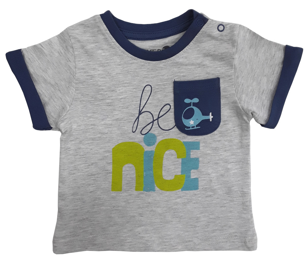 T-shirt Μπλουζάκι Be Nice Venere Grey 8010644